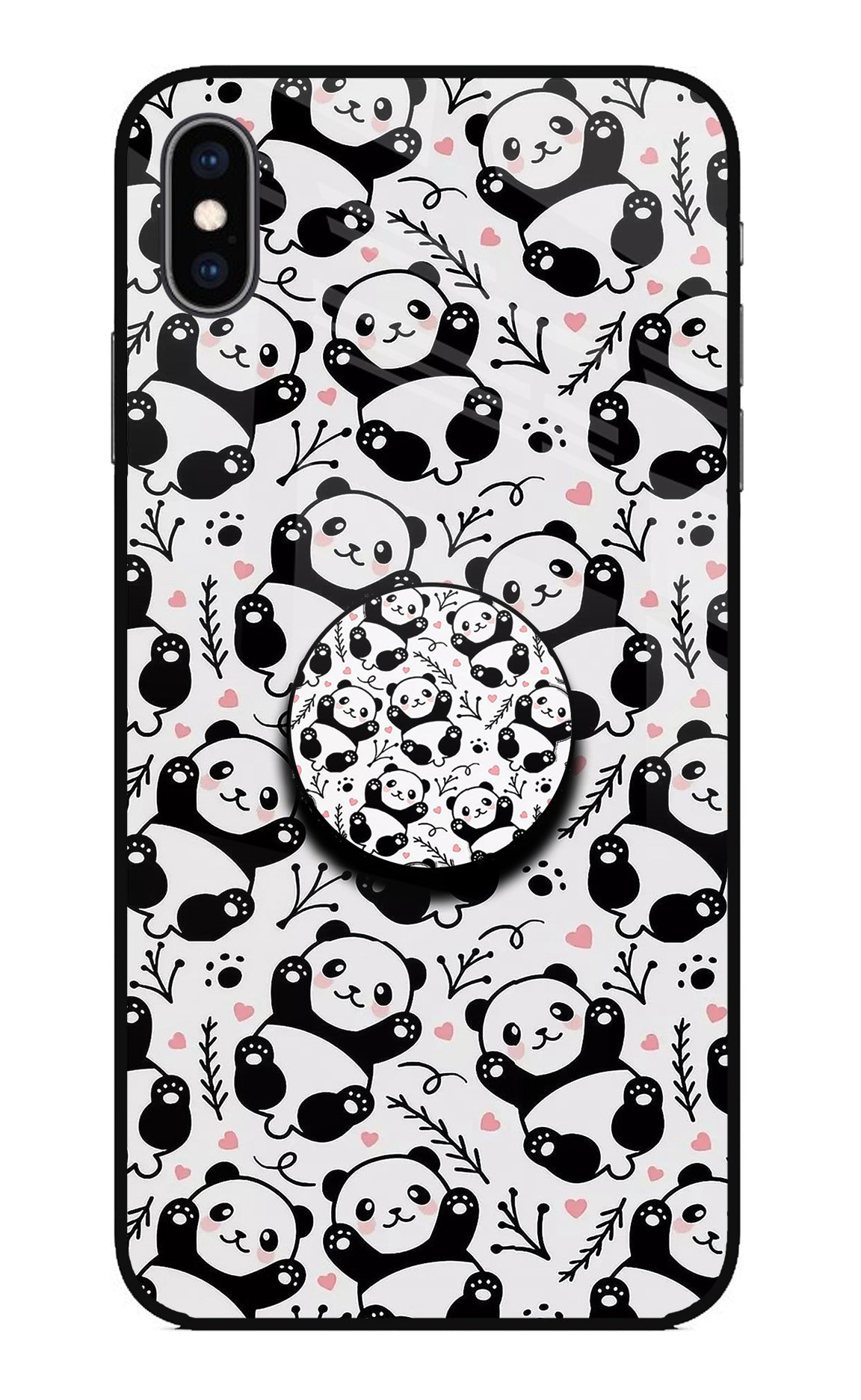 Cute Panda iPhone XS Max Pop Case