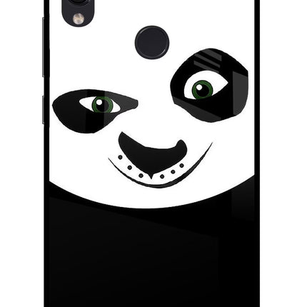 Panda Redmi Note 7S Glass Case Back Cover by Casekaro