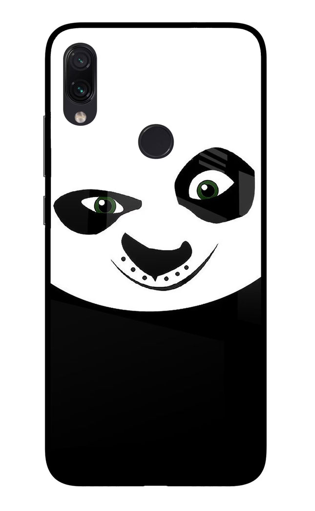 Panda Redmi Note 7S Glass Case Back Cover by Casekaro