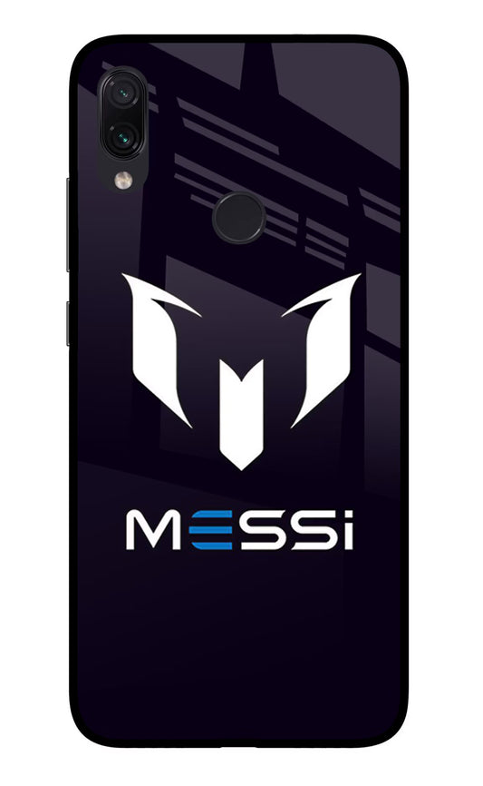 Messi Logo Redmi Note 7S Glass Case