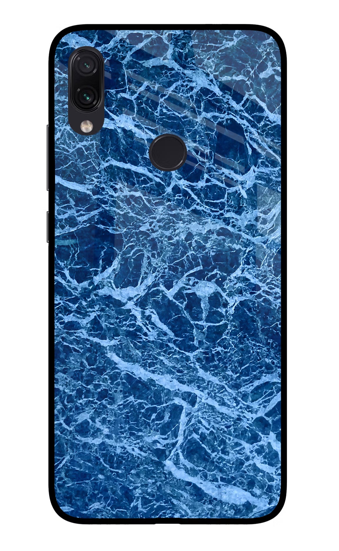 Blue Marble Redmi Note 7S Glass Case