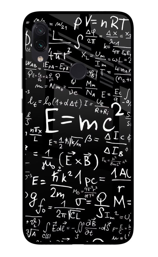 Physics Formula Redmi Note 7S Glass Case