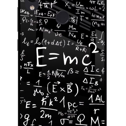 Physics Formula Redmi Note 7S Glass Case Back Cover by Casekaro