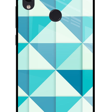 Abstract Redmi Note 7S Glass Case Back Cover by Casekaro