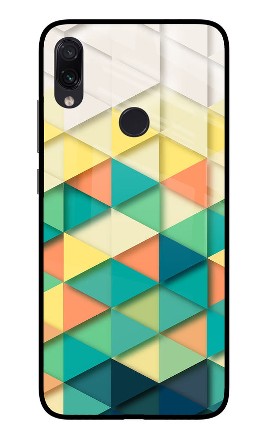 Abstract Redmi Note 7S Glass Case