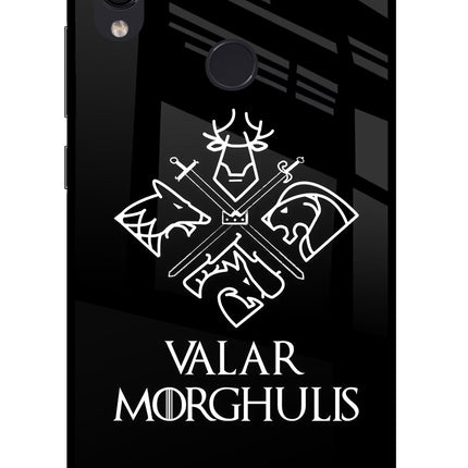 Valar Morghulis | Game Of Thrones Redmi Note 7S Glass Case Back Cover by Casekaro