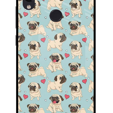 Pug Dog Redmi Note 7S Glass Case