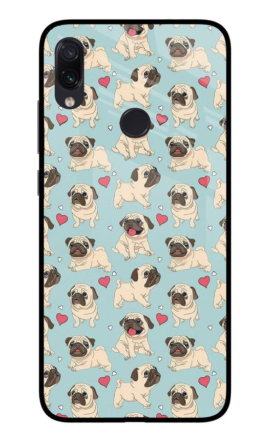 Pug Dog Redmi Note 7S Glass Case