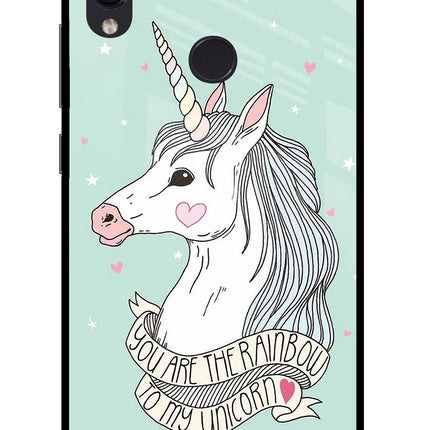 Unicorn Wallpaper Redmi Note 7S Glass Case
