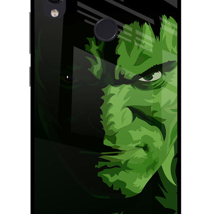 HULK Redmi Note 7S Glass Case Back Cover by Casekaro