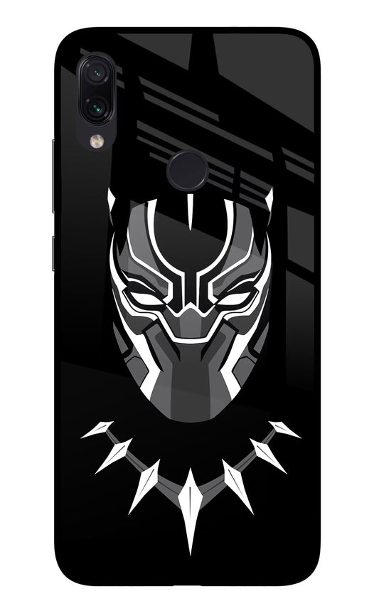 Black Panther Redmi Note 7S Glass Case