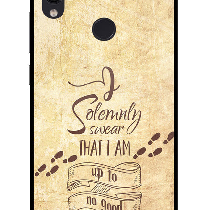 I Solemnly swear that i up to no good Redmi Note 7S Glass Case