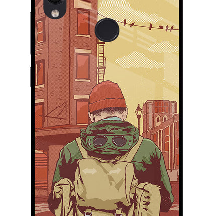 Adventurous Redmi Note 7S Glass Case