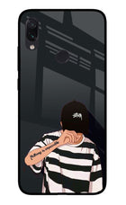 Aesthetic Boy Redmi Note 7S Glass Case