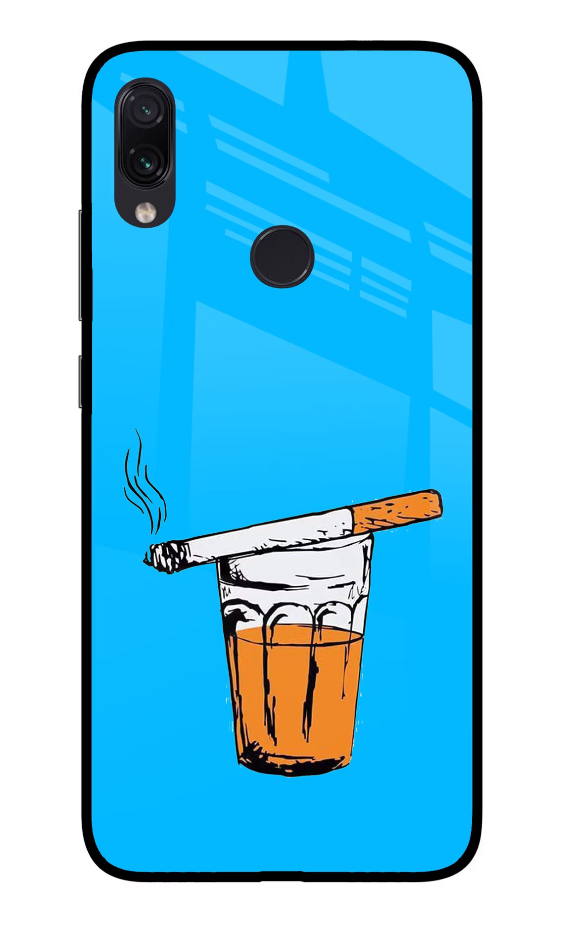 Chai Sutta Redmi Note 7S Glass Case