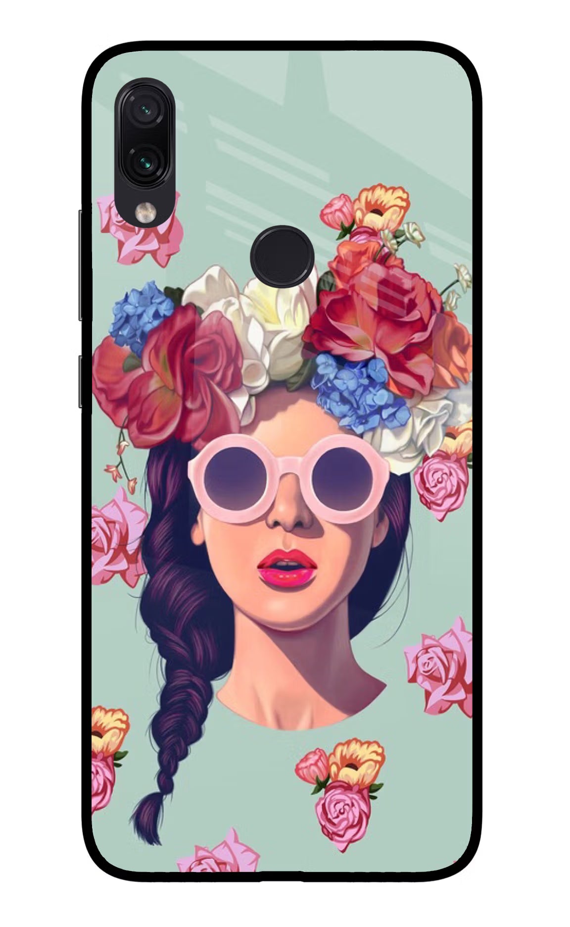 Pretty Girl Redmi Note 7S Glass Case