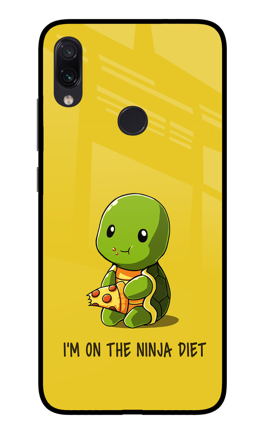 I'm on Ninja Diet Redmi Note 7S Back Cover, Glass case