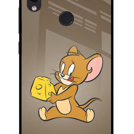 Jerry Redmi Note 7S Glass Case Back Cover by Casekaro