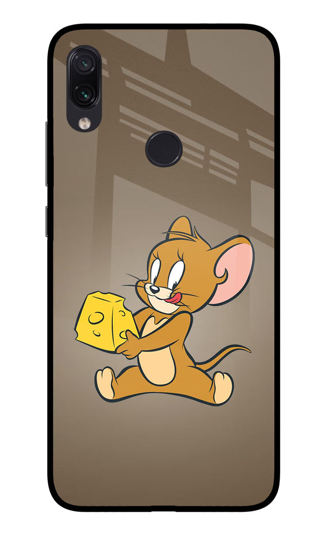 Jerry Redmi Note 7S Glass Case Back Cover by Casekaro