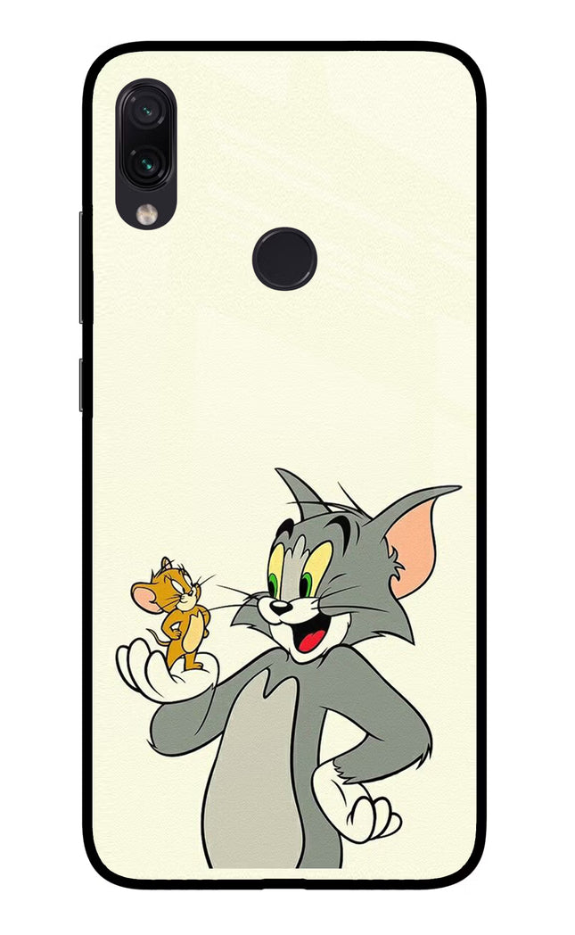 Tom & Jerry Redmi Note 7S Glass Case Back Cover by Casekaro
