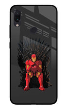 Ironman Throne Redmi Note 7S Glass Case