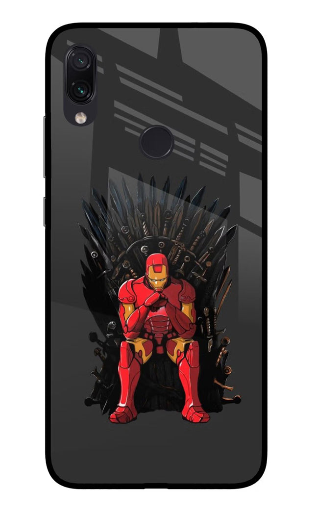 Ironman Throne Redmi Note 7S Glass Case