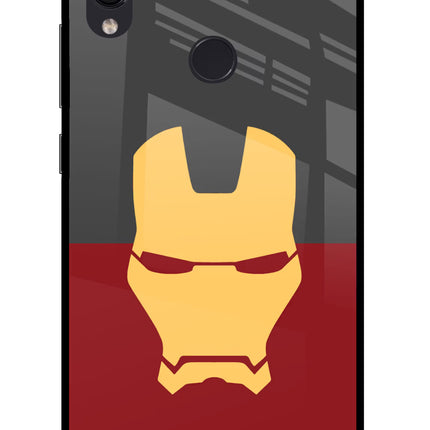 Ironman Redmi Note 7S Glass Case Back Cover by Casekaro