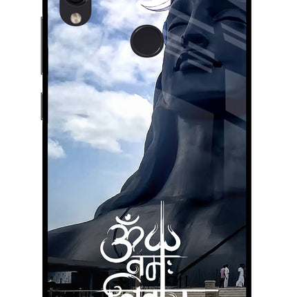 Om Namah Shivay Redmi Note 7S Glass Case Back Cover by Casekaro