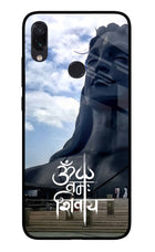 Om Namah Shivay Redmi Note 7S Glass Case