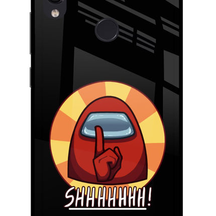Among Us Shhh! Redmi Note 7S Glass Case