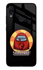 Among Us Shhh! Redmi Note 7S Glass Case