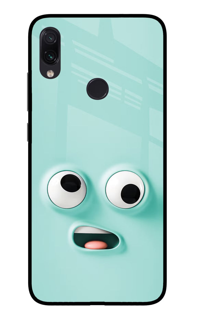 Funny Cartoon Redmi Note 7S Glass Case