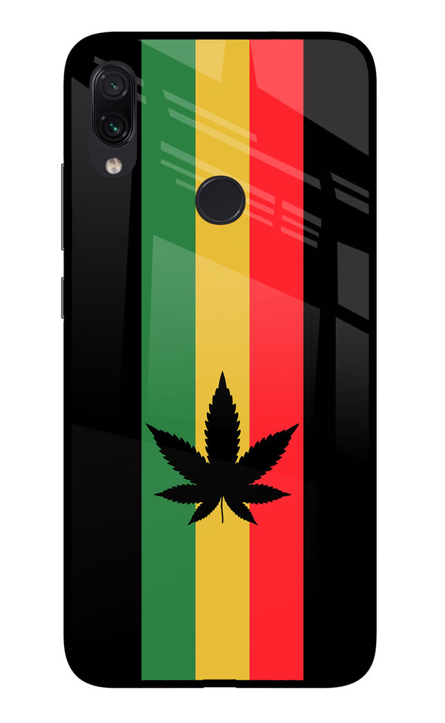 Weed Flag Redmi Note 7S Glass Case Back Cover by Casekaro