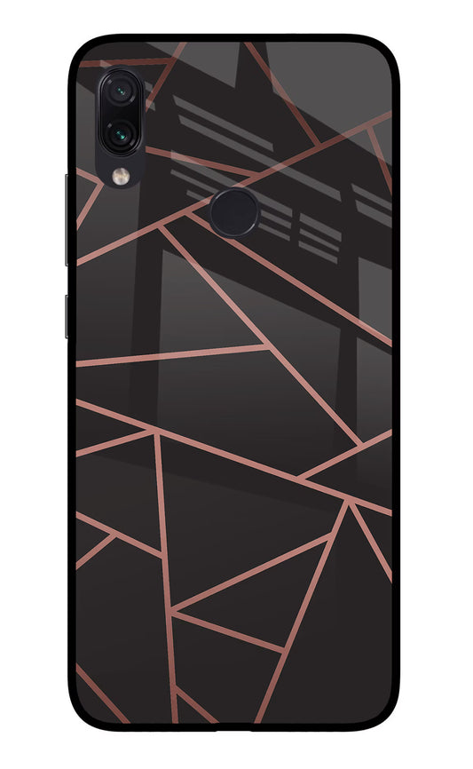 Geometric Pattern Redmi Note 7S Glass Case