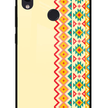Ethnic Seamless Redmi Note 7S Glass Case