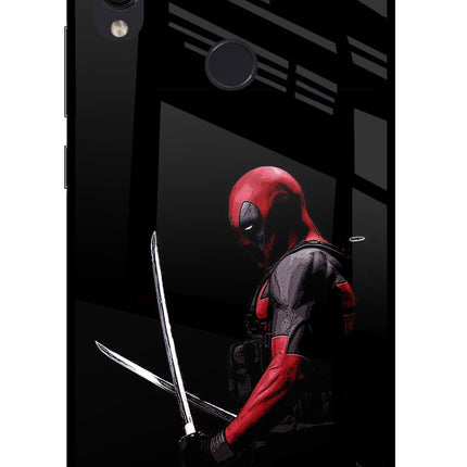 Deadpool Redmi Note 7S Glass Case Back Cover by Casekaro