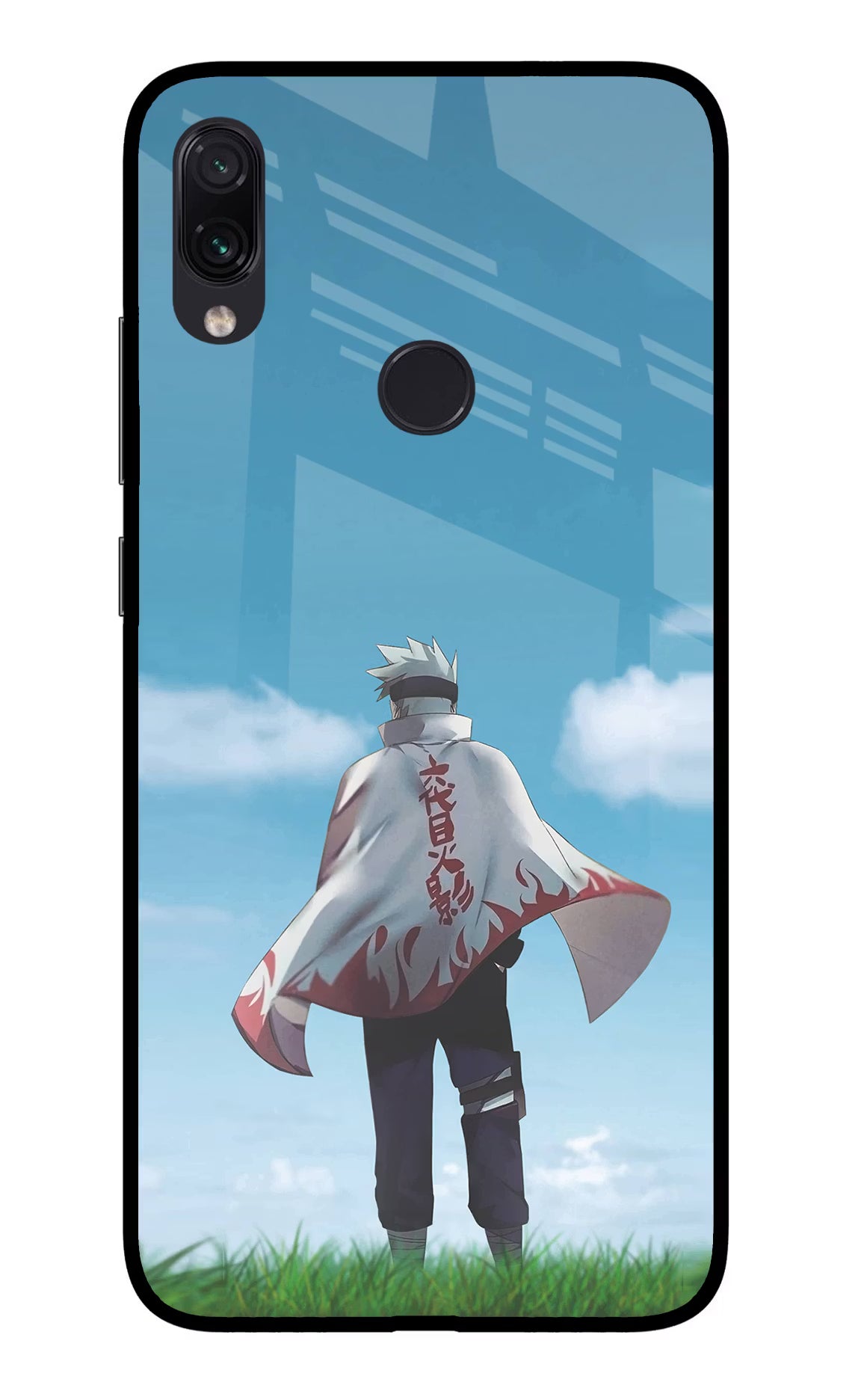 Kakashi Redmi Note 7S Glass Case