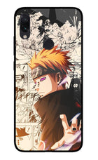 Pain Anime Redmi Note 7S Glass Case