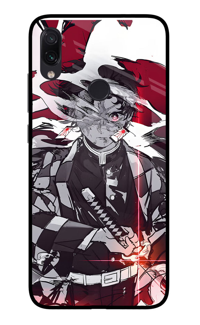 Demon Slayer Redmi Note 7S Glass Case