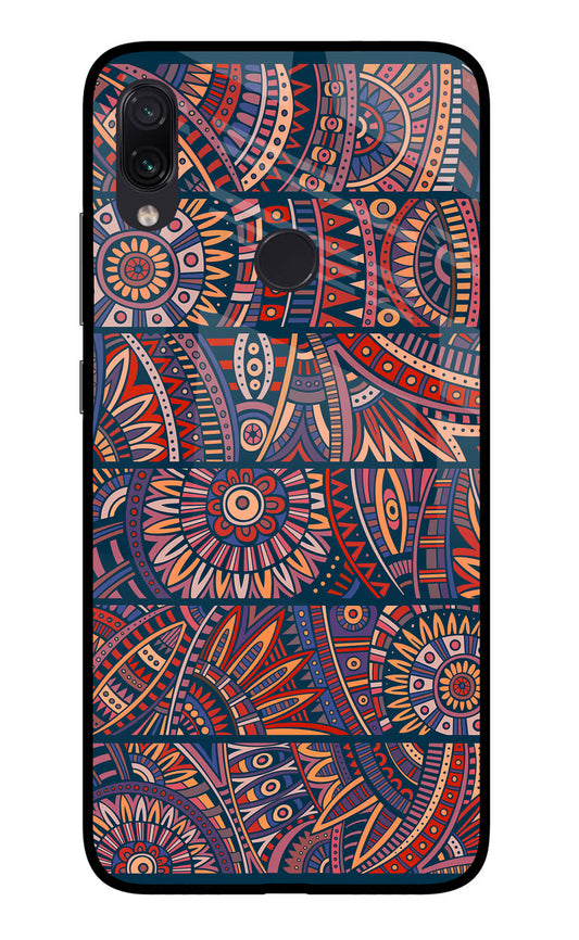 African Culture Design Redmi Note 7S Glass Case