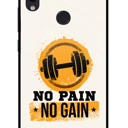 No Pain No Gain Redmi Note 7S Glass Case