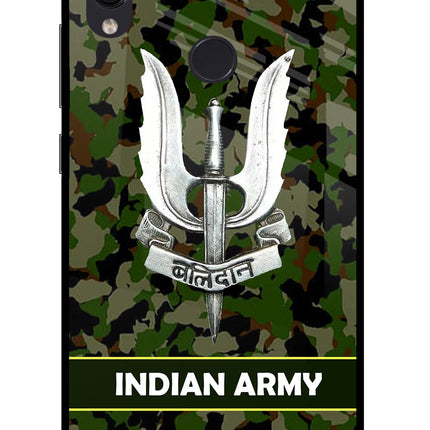 Balidan Indian Logo Redmi Note 7S Glass Case