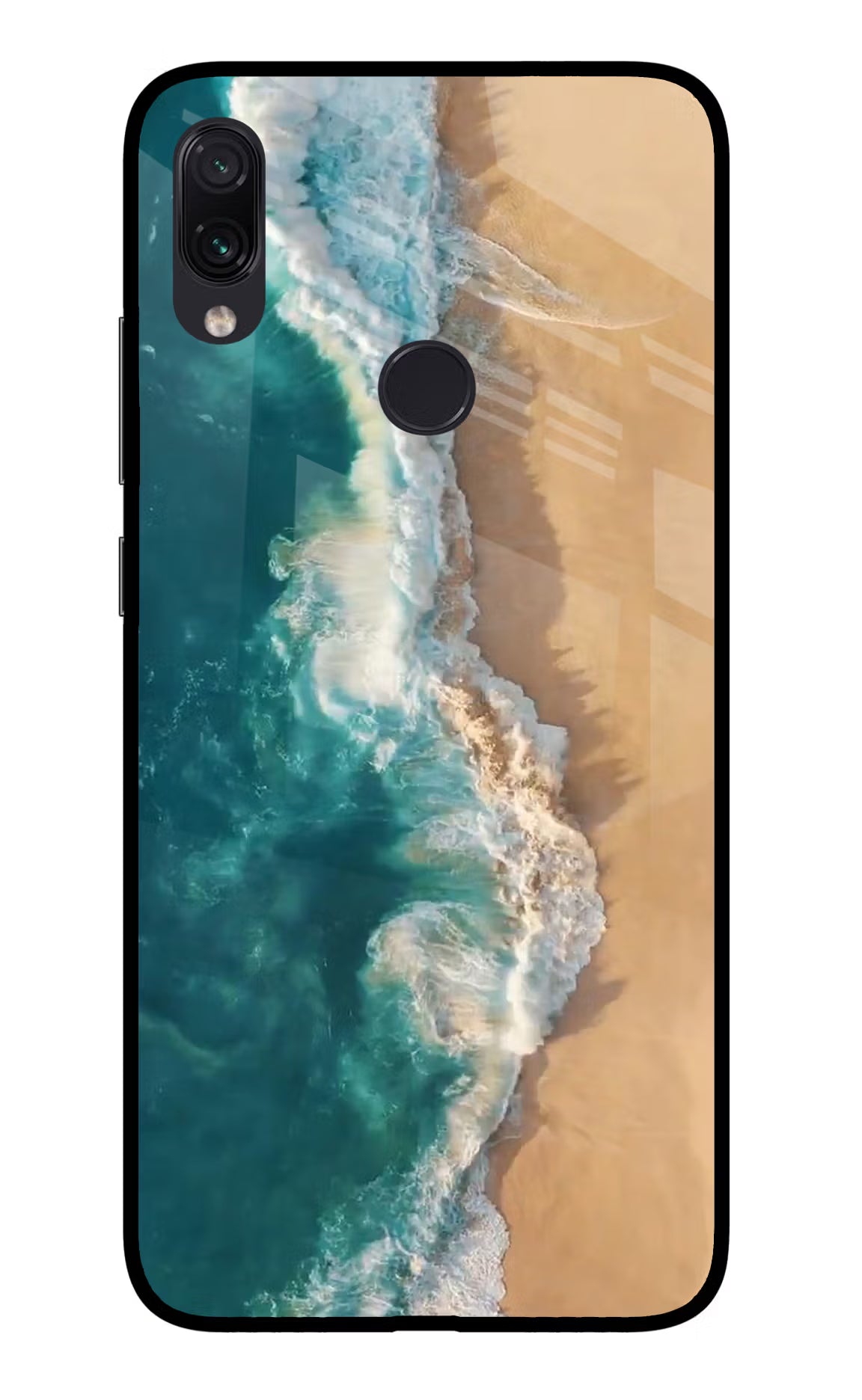 Ocean Beach Redmi Note 7S Glass Case