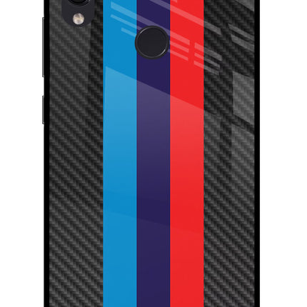 BMW Stripes Pattern Redmi Note 7S Glass Case