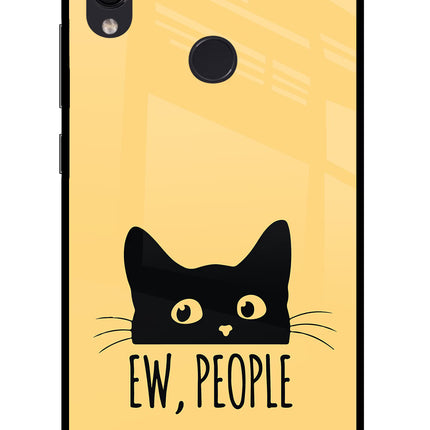 Ew People Catitude Redmi Note 7S Glass Case