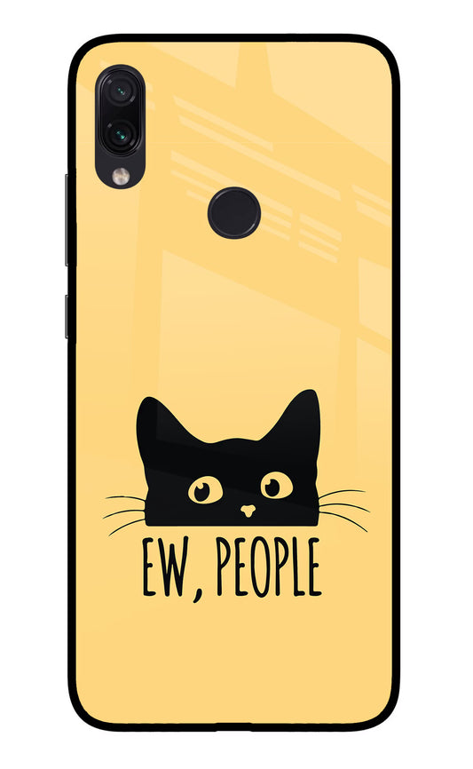 Ew People Catitude Redmi Note 7S Glass Case