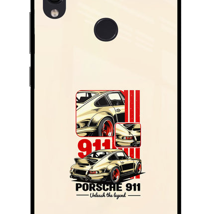 Classic Porsche 911 Redmi Note 7S Glass Case Back Cover by Casekaro