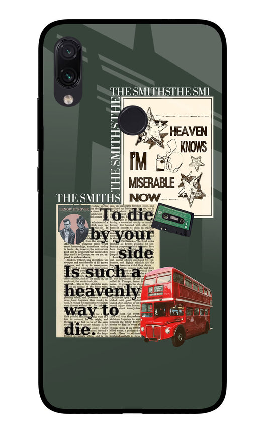 The Smiths Redmi Note 7S Glass Case