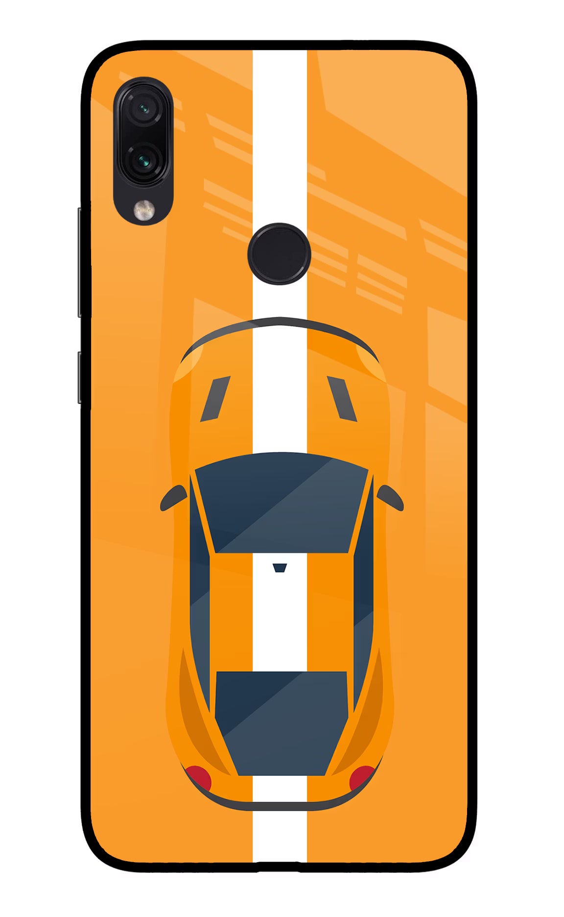 Highway Pursuit Redmi Note 7S Glass Case Back Cover by Casekaro