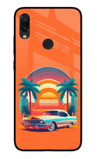 Palm Drive 80s Redmi Note 7S Glass Case
